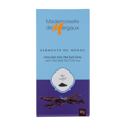 Sarments du Médoc - edle Schokoladenstäbchen mit Earl Grey Tee