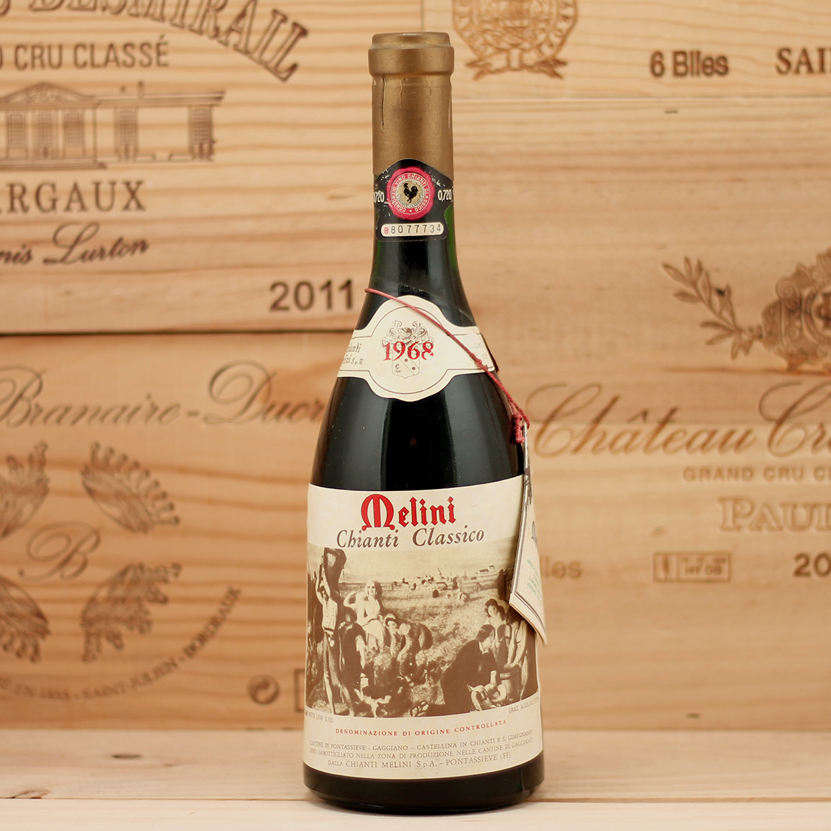 Classico kaufen Chianti 🍷 Melini - 1968 Antikwein Weinraritäten online
