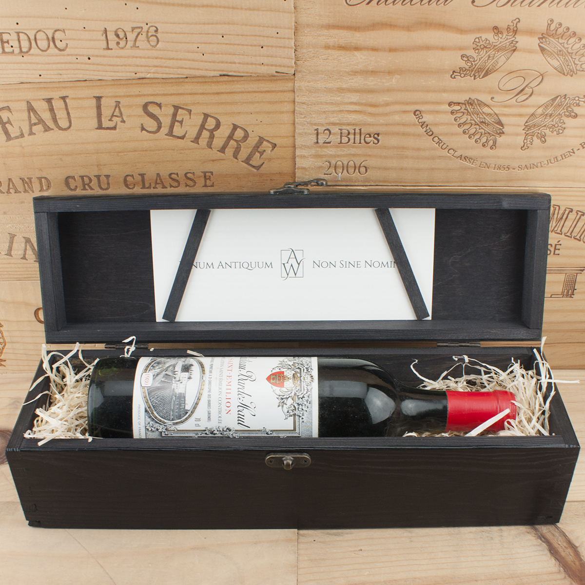 1980 Chateau Barde-Haut in the black box