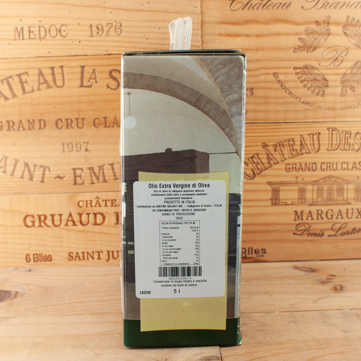 5 L. Olivenöl Nocellara del Etna extra vergine bag in box