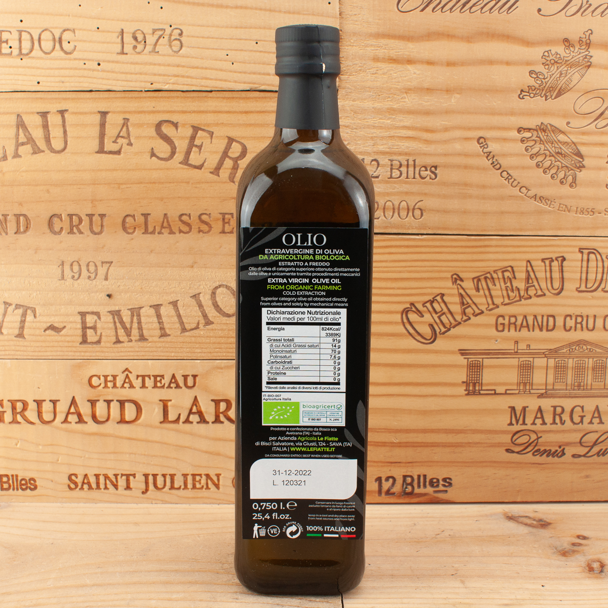 Olivenöl extra vergine biologico Le Fiatte