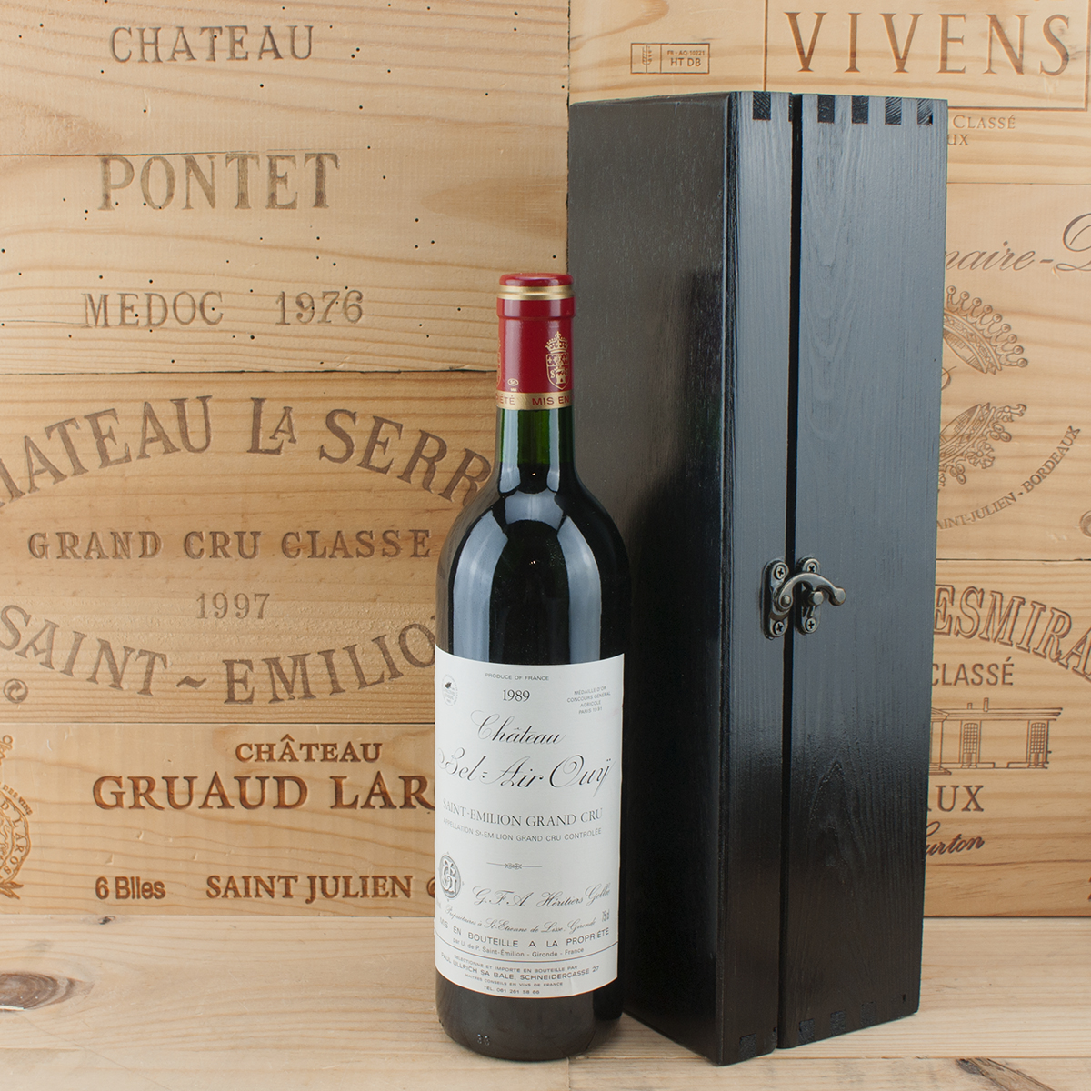 1989 Chateau Bel Air Ouy in the black box