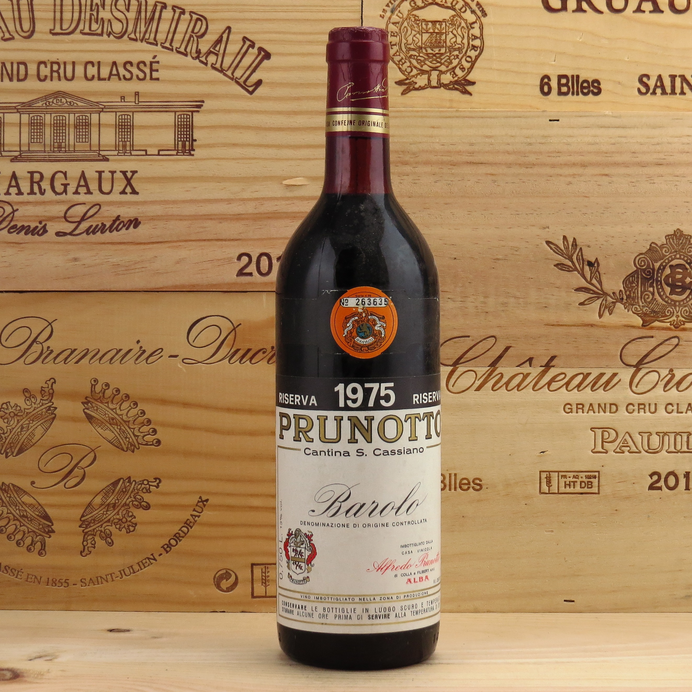 Riserva online kaufen Prunotto Weinraritäten 1975 - Antikwein 🍷 Barolo