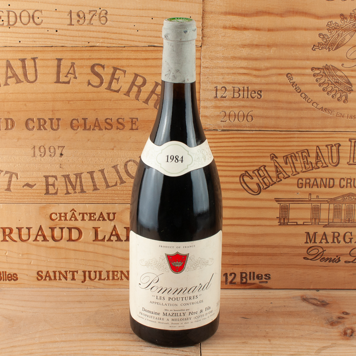 1984 Pommard 1er Cru Les Poutures Domaine Mazilly
