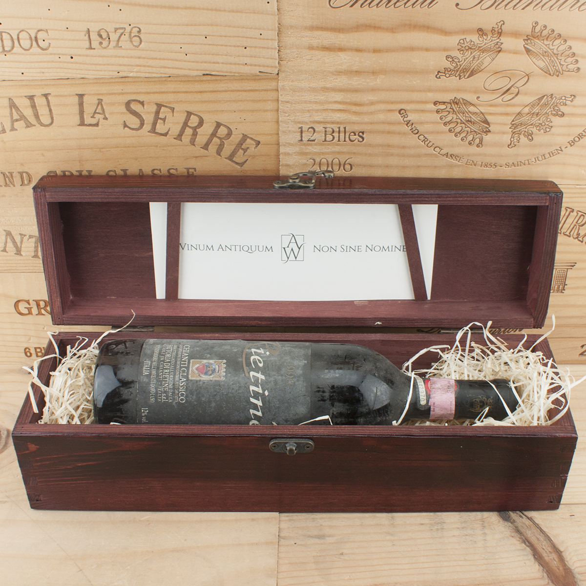 1990 Chianti Classico Rietine in the red box