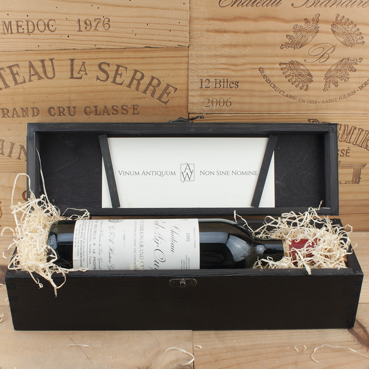 1989 Chateau Bel Air Ouy in the black box