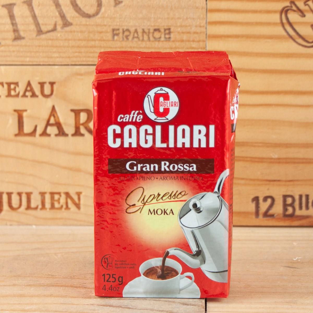 Espresso Gran Rossa gemahlen Caffé Cagliari Probierpaket